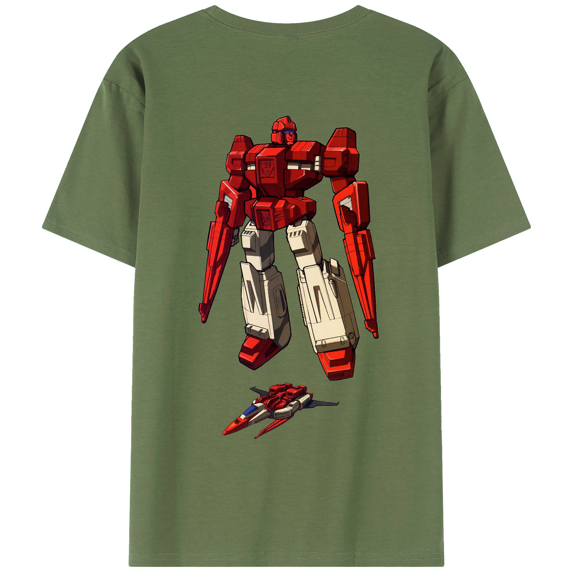 （画像用）  綿100％ メンズ半袖Tシャツ（バックプリント） 通気性